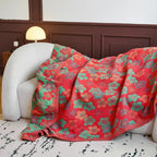 Coperta floreale decorativa per divani, letti e spazi lounge