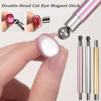 Magnete per unghie Cat Eye Strumento penna magnetica a doppia testa per un design preciso della nail art TikTok Viral Fall 2026