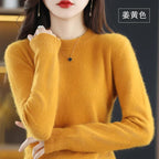 Aud: Maglione da donna 100% cashmere con scollo a O
