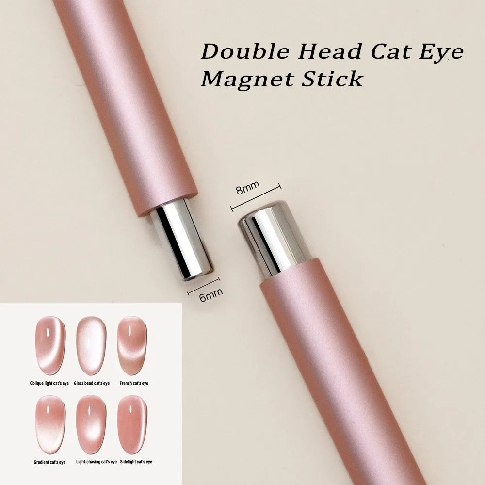 Magnete per unghie Cat Eye Strumento penna magnetica a doppia testa per un design preciso della nail art TikTok Viral Fall 2026