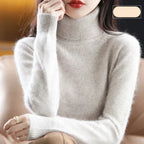 Maglione Emma Collo Alto in Puro Cashmere 100%: per l'Autunno e l'Inverno
