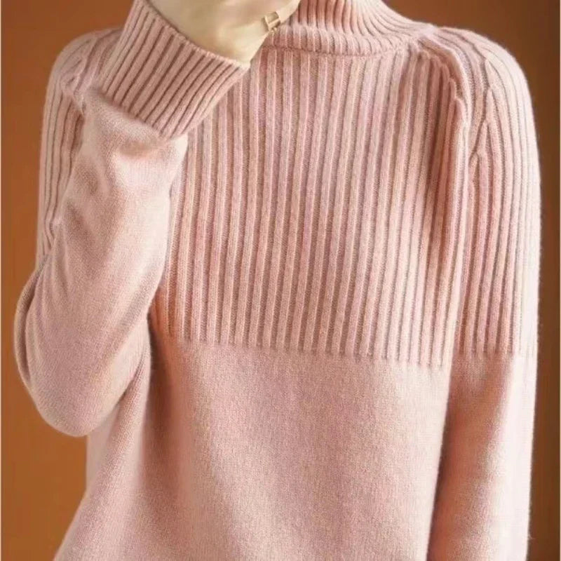 Elouise: Maglia Dolcevita in Lana da Donna