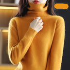 Maglione Emma Collo Alto in Puro Cashmere 100%: per l'Autunno e l'Inverno