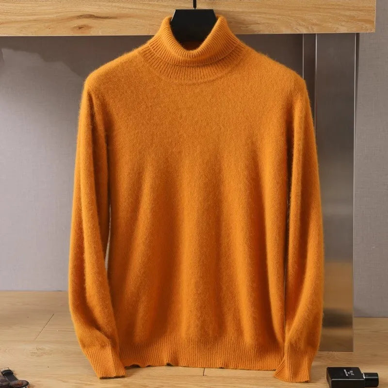 Maglia giapponese - 100% cashmere da uomo - maglione in velluto di puro cashmere