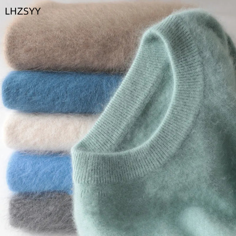 Ferry: Maglione in 100% puro Cashmere lavorato a maglia giapponese