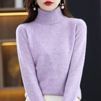 Maglione da donna in lana merino lavorata Asteria da indossare tutti i giorni