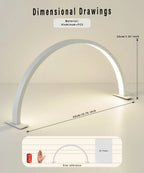 Lampada per unghie LED LUNAIL | Design a mezzaluna | USB | Per Nail Studio e casa