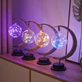Lampada Celunara Moonlight Design Mezza Luna | LED in 3 colori | 26,5×17×10cm | Senza fili con funzionamento a batteria