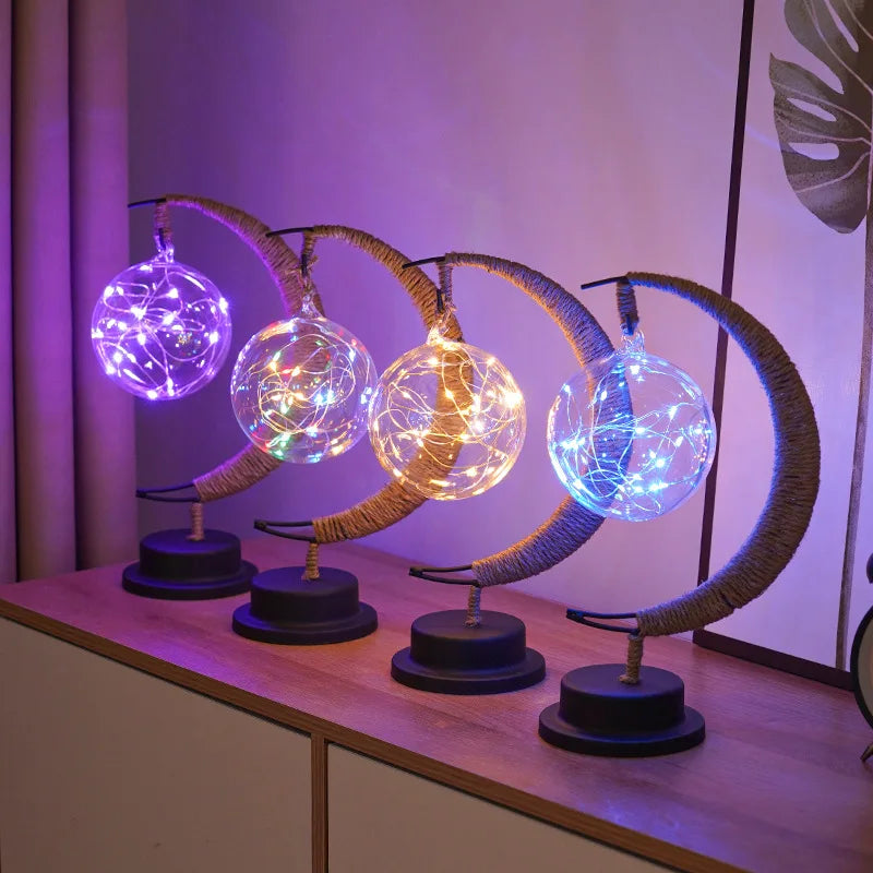 Lampada Celunara Moonlight Design Mezza Luna | LED in 3 colori | 26,5×17×10cm | Senza fili con funzionamento a batteria