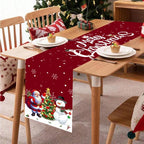 FestiLoom Runner da tavola natalizio | Design "Buon Natale" | 100% poliestere | Decorazioni festive per Natale e Capodanno 2025/2026