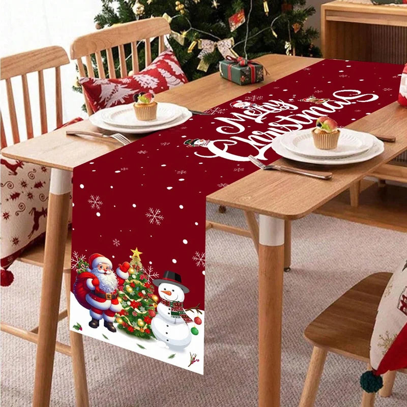 FestiLoom Runner da tavola natalizio | Design "Buon Natale" | 100% poliestere | Decorazioni festive per Natale e Capodanno 2025/2026