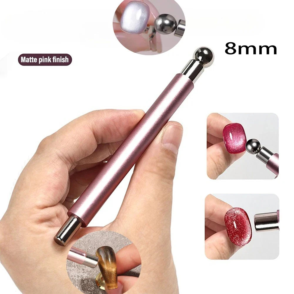 Magnete per unghie Cat Eye Strumento penna magnetica a doppia testa per un design preciso della nail art TikTok Viral Fall 2026
