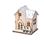 Lanterne Natalizie FrostGlitter - Incantevole Decorazione Natalizia a forma di Casa per un'Atmosfera Magica