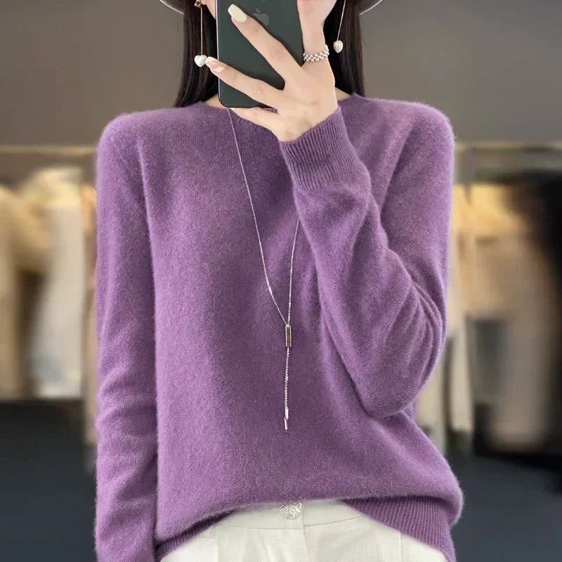 Pullover Elara in lana merino australiana al cento per cento