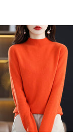 Maglione da donna Aurora in pura lana cashmere al 100% per l'autunno e l'inverno