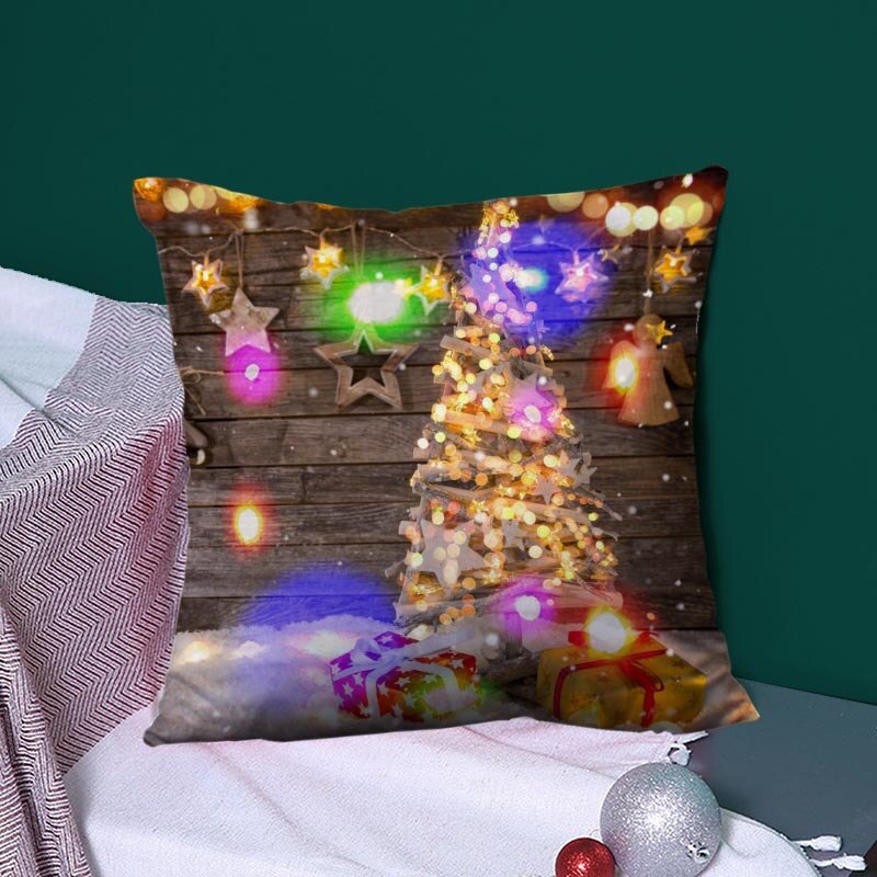 Federa per cuscino LED serie natalizia
