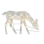 Set di decorazioni per esterni con renne con luci di Natale