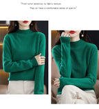 Maglione da donna Aurora in pura lana cashmere al 100% per l'autunno e l'inverno