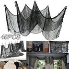 Decorazione di Halloween Web spettrale da incubo