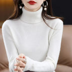 Maglione da donna in lana merino lavorata Asteria da indossare tutti i giorni