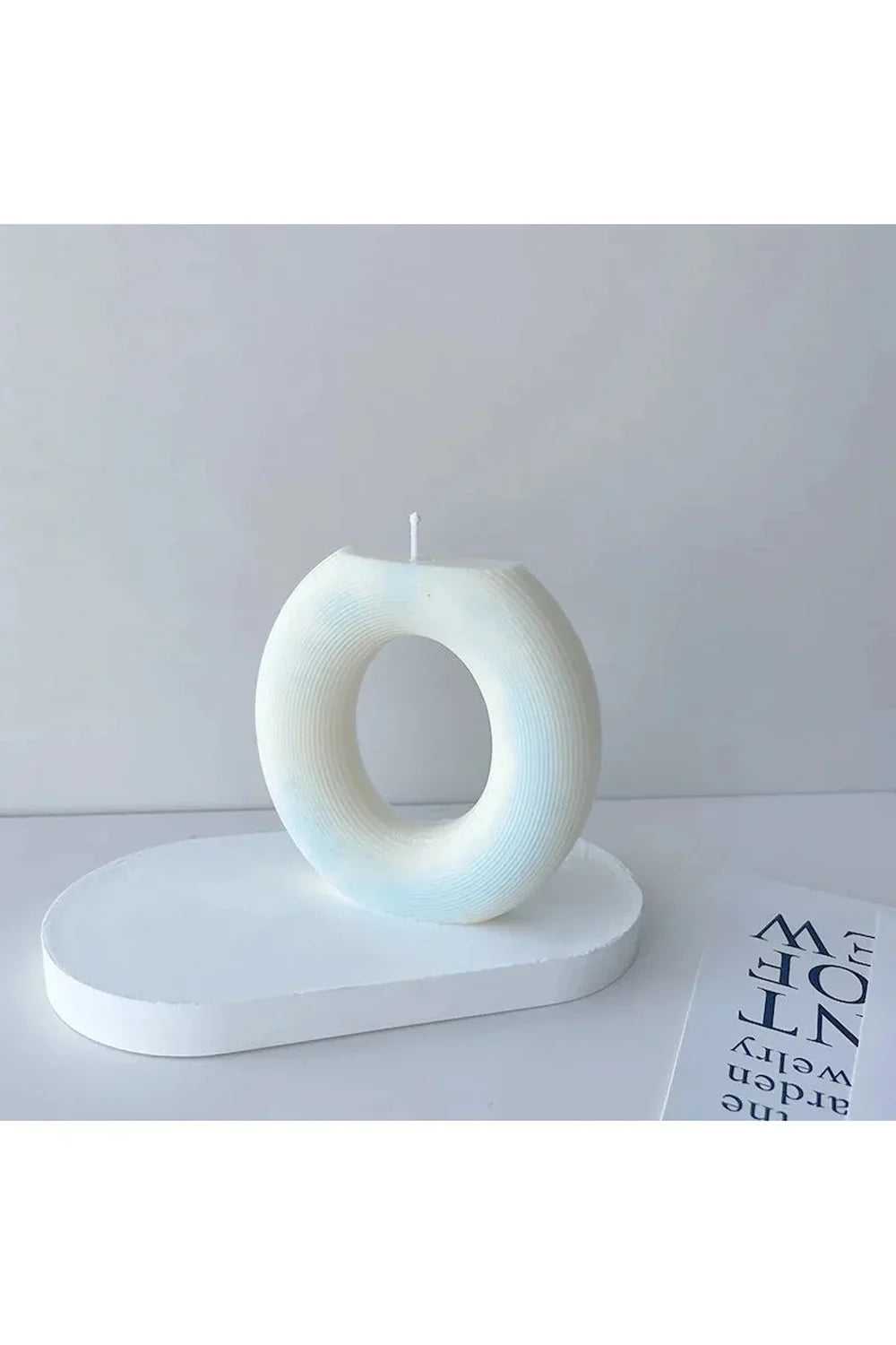 Forma di candela a strisce fai-da-te