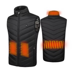 Gilet riscaldato unisex alimentato tramite USB per gli appassionati di outdoor