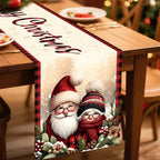 Runner da tavola natalizio Festivia | 180×35cm| Elegante e festoso | Decorazione della tavola per Natale e Capodanno 2025/2026