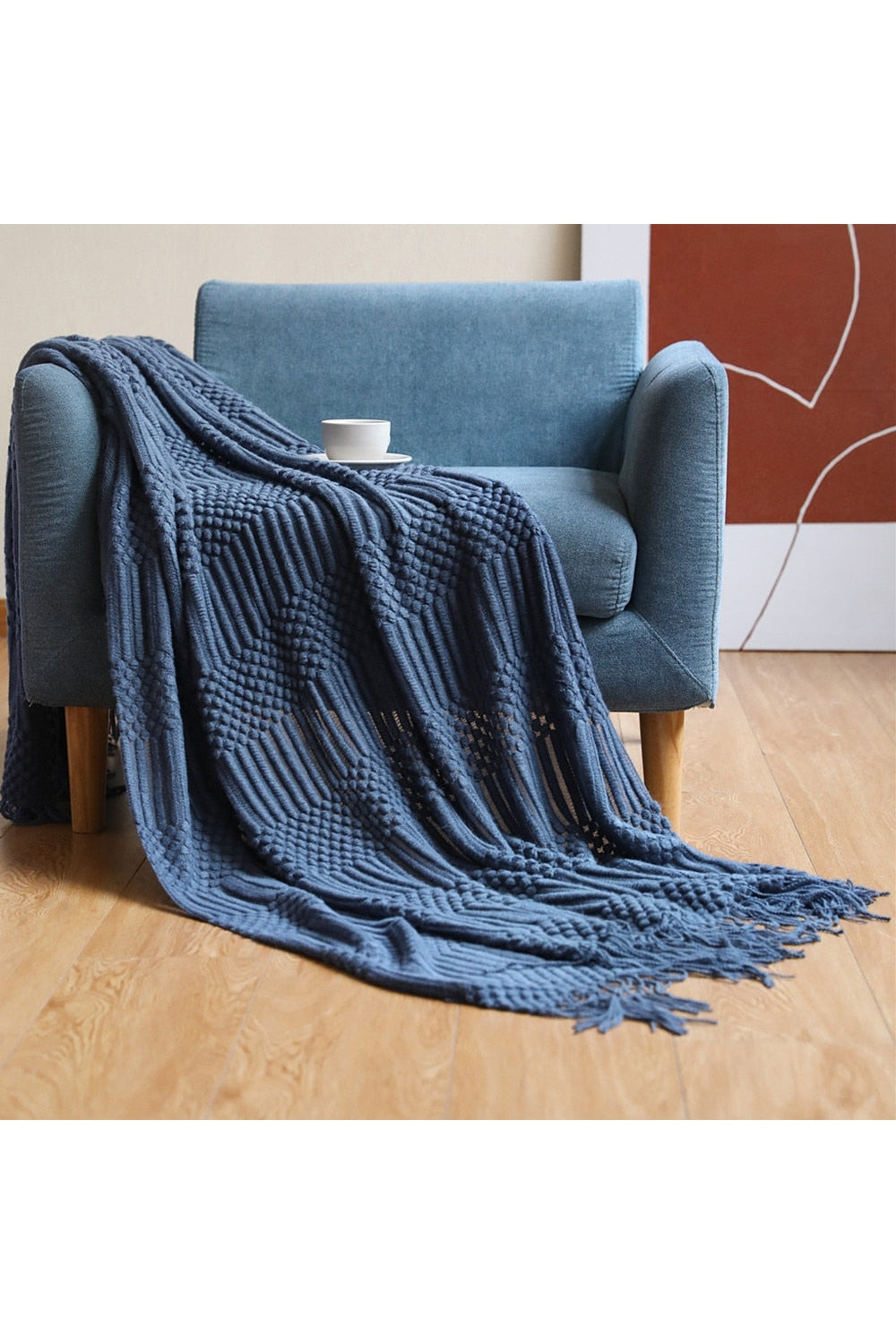 Coperta per divano in tinta unita