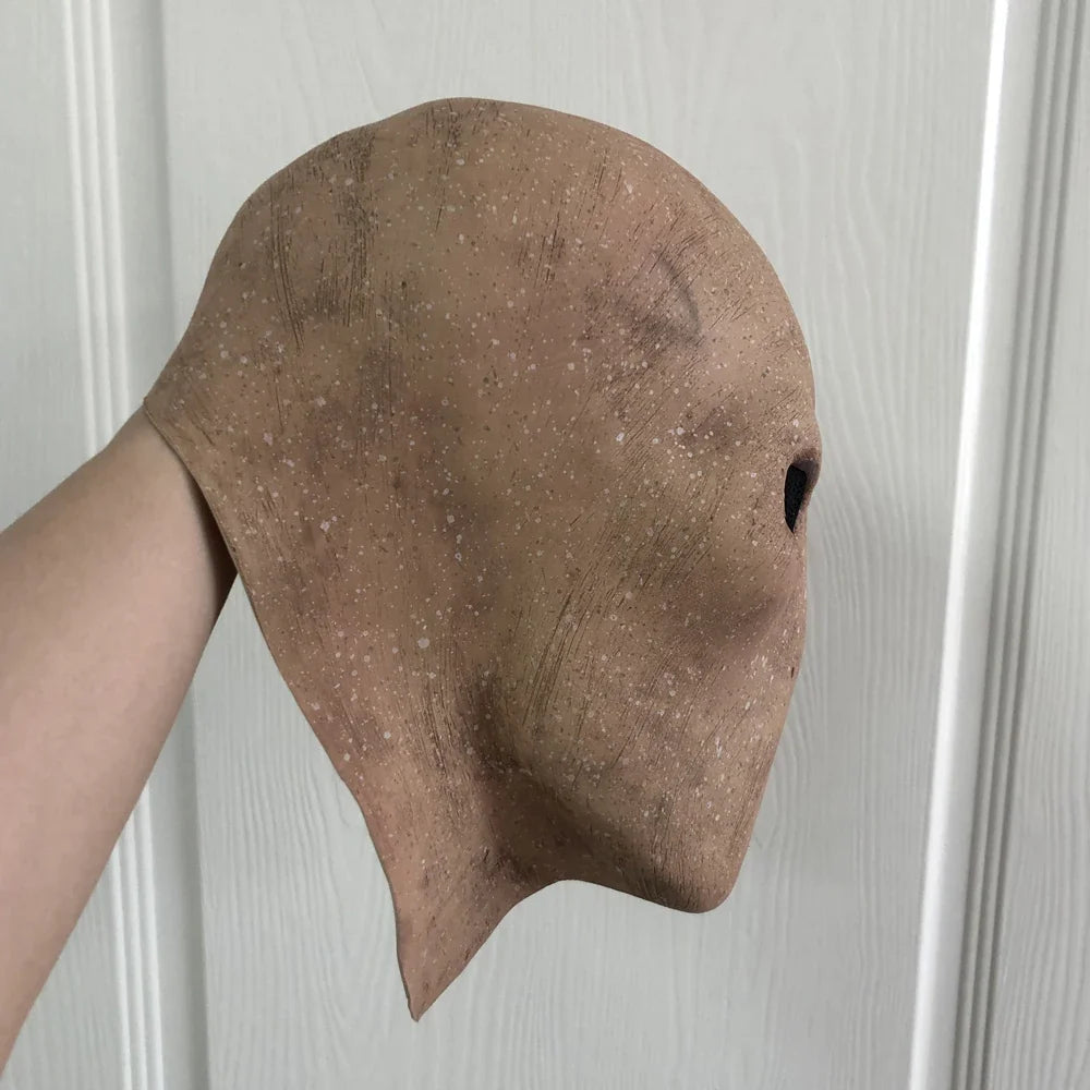 Costume di Halloween horror senza volto in lattice con maschera Slenderman