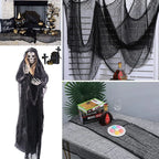 Decorazione di Halloween Web spettrale da incubo