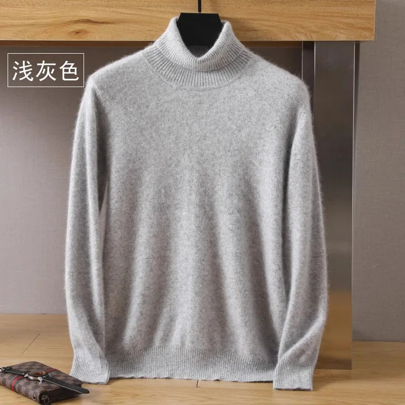Maglia giapponese - 100% cashmere da uomo - maglione in velluto di puro cashmere