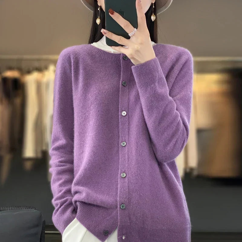 Maria: Maglia da donna 100% Lana Merino Australiana