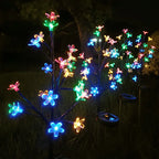 Luci esterne per via di fiori solari Sakura Tree