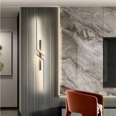 Elegante applique da parete a strisce LED per decorazioni domestiche moderne