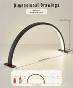 Lampada per unghie LED LUNAIL | Design a mezzaluna | USB | Per Nail Studio e casa