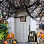 Decorazione di Halloween ragnatela elastica artificiale