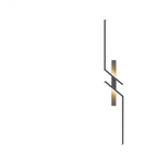 Elegante applique da parete a strisce LED per decorazioni domestiche moderne