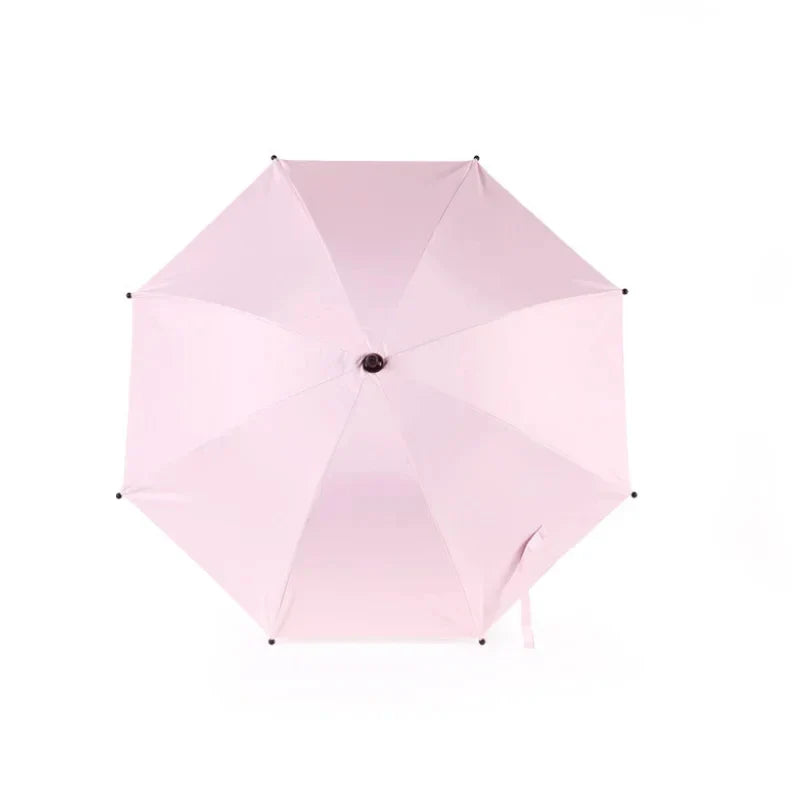 Ombrello per passeggino Tettuccio parasole regolabile a 360 gradi Estate 2025 Protezione antipioggia UV Impermeabile compatto