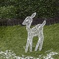 Set di decorazioni per esterni con renne con luci di Natale