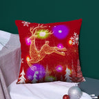 Federa per cuscino LED serie natalizia