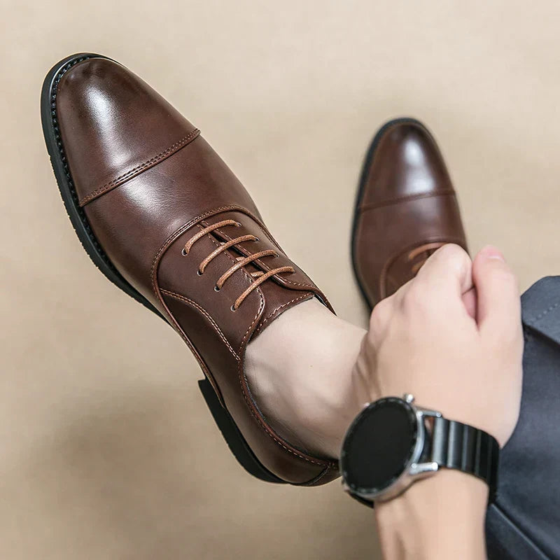 Nuove scarpe eleganti in pelle da lavoro di lusso da uomo | Comodo, elegante ed elegante