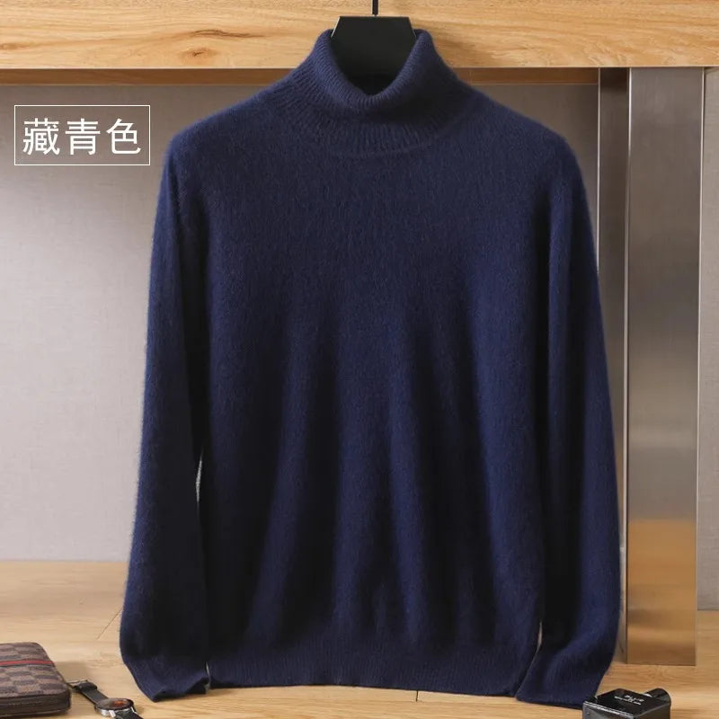 Maglia giapponese - 100% cashmere da uomo - maglione in velluto di puro cashmere