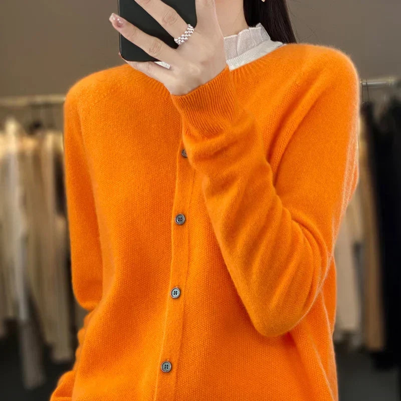 Maria: Maglia da donna 100% Lana Merino Australiana