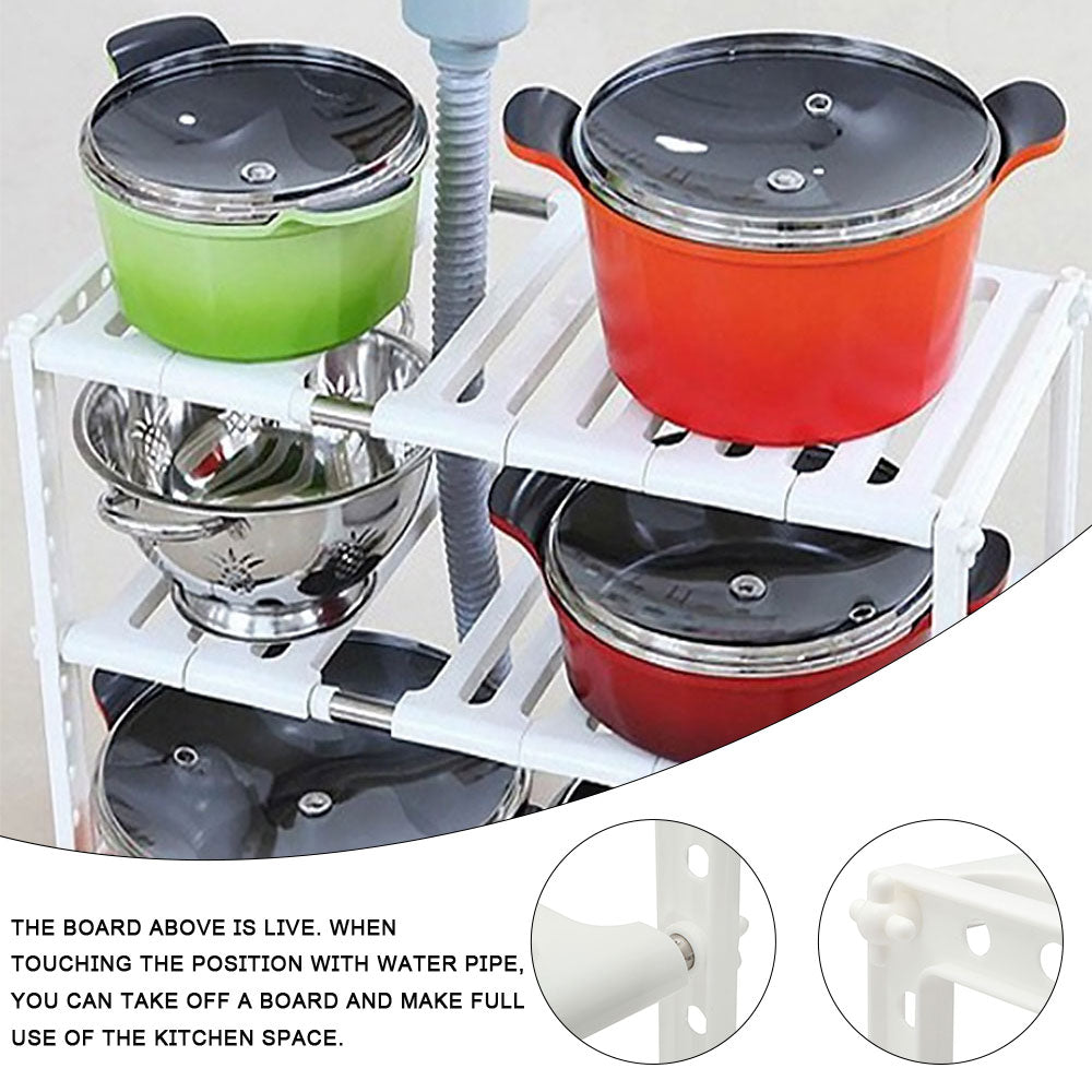 Portaoggetti regolabile sotto il lavello Magic Organizer