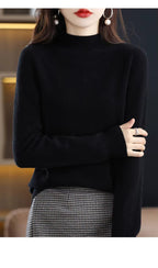 Maglione da donna Aurora in pura lana cashmere al 100% per l'autunno e l'inverno