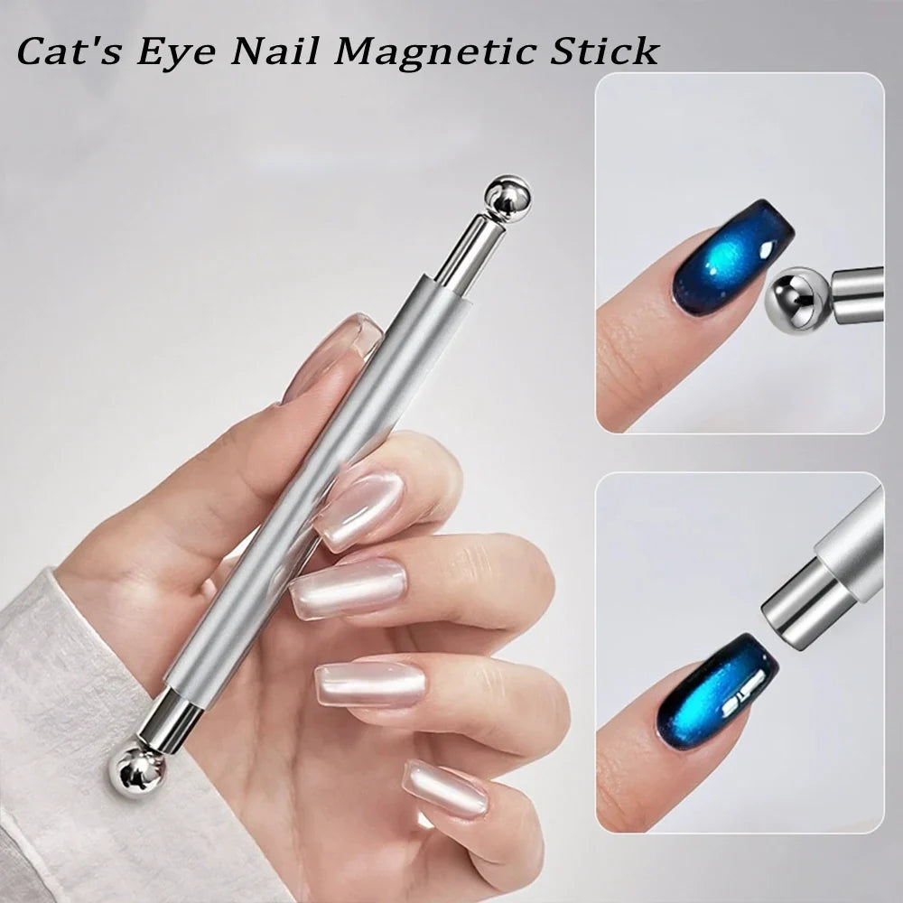 Magnete per unghie Cat Eye Strumento penna magnetica a doppia testa per un design preciso della nail art TikTok Viral Fall 2026