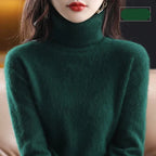 Maglione Emma Collo Alto in Puro Cashmere 100%: per l'Autunno e l'Inverno