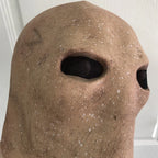 Costume di Halloween horror senza volto in lattice con maschera Slenderman
