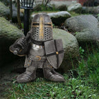 Set di statue da giardino del cavaliere Decorazione da giardino medievale Collezione di gnomi Autunno 2026 Tendenza