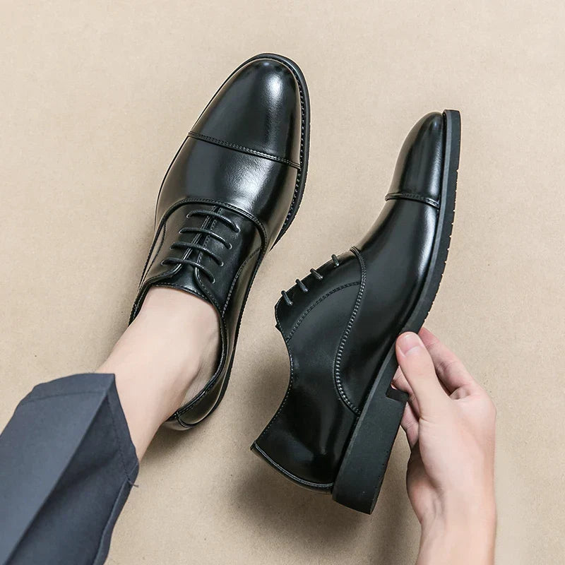Nuove scarpe eleganti in pelle da lavoro di lusso da uomo | Comodo, elegante ed elegante